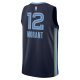 Unisex Memphis Grizzlies Ja Morant Nike Navy Swingman Jersey - Icon Edition