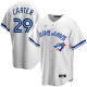 Men's NIKE Toronto Blue Jays #29 Joe Carter Home Cooperstown Collection Player White MLB Jersey