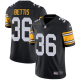 Men's Nike Steelers #36 Jerome Bettis Black Alternate Stitched NFL Vapor Untouchable Limited Jersey