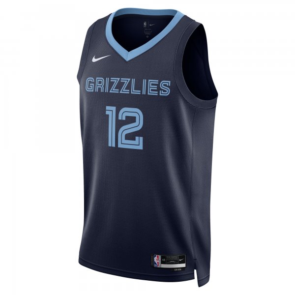 Unisex Memphis Grizzlies Ja Morant Nike Navy Swingman Jersey - Icon Edition