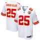 Men's Kansas City Chiefs Clyde Edwards-Helaire Nike White Game Jersey