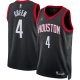 Unisex Houston Rockets Jalen Green Jordan Brand Black Swingman Jersey - Statement Edition