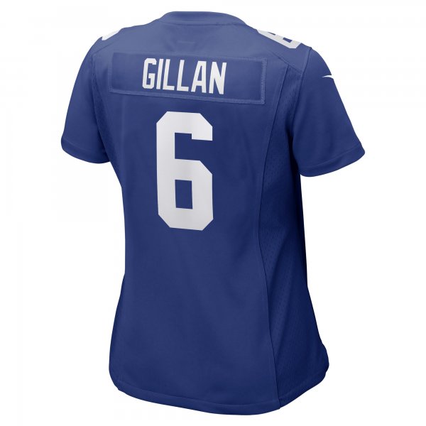 Women's New York Giants Jamie Gillan Nike Royal Game Player Jersey