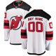 Men's New Jersey Devils Fanatics White Away Breakaway Custom Jersey