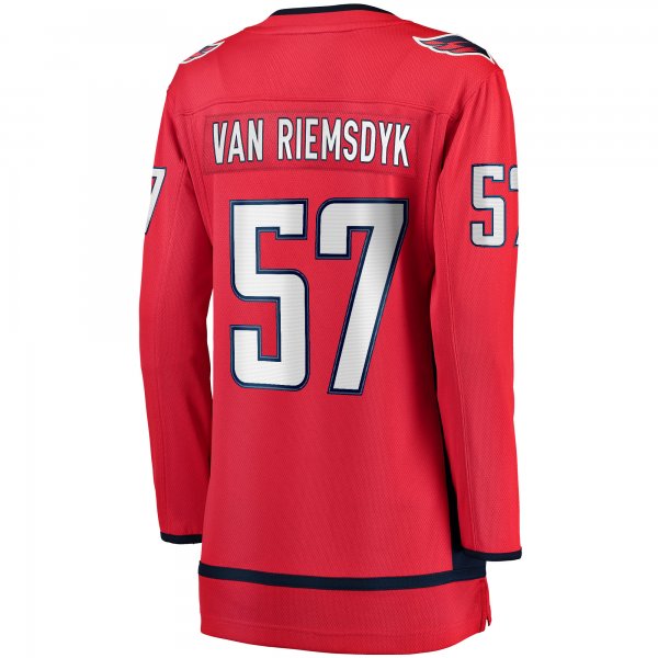 Women's Washington Capitals Trevor van Riemsdyk Fanatics Red Home Breakaway Jersey