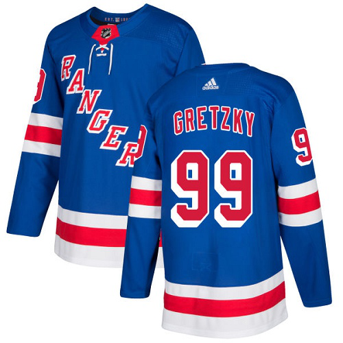 Adidas New York Rangers #99 Wayne Gretzky Royal Blue Home Stitched NHL Jersey