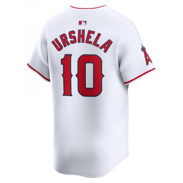 Men's Los Angeles Angels Gio Urshela Nike White Home Limited Player Jersey