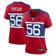 Women's New York Giants #56 Lawrence Taylor Nike Century Red Alternate Retired Player Game Jersey