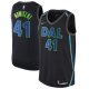 Men's Nike Dallas Mavericks #41 Dirk Nowitzki Black Swingman City Edition NBA Jersey