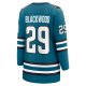 Women's San Jose Sharks Mackenzie Blackwood Fanatics Teal Home Breakaway Player Jersey