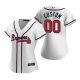 Women's Atlanta Braves Custom Nike White 2020 Home Jersey