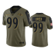 Baltimore Ravens Jayson Oweh Olive 2021 Salute To Service Limited Men's NFL Jersey