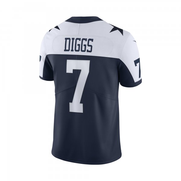 Men's Dallas Cowboys Trevon Diggs Nike Navy Alternate Vapor Limited Jersey