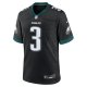 Men's Philadelphia Eagles Nolan Smith Nike Black Alternate Game Jersey