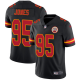 Nike Kansas City Chiefs #95 Chris Jones Black Men's Stitched NFL Limited Rush Jersey