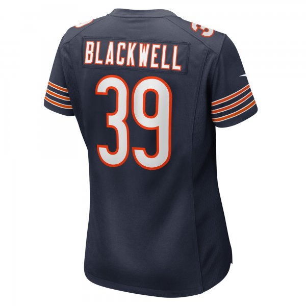 Women's Chicago Bears Josh Blackwell Nike Navy Game Player Jersey