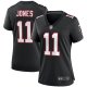 #11 Julio Jones Atlanta Falcons Nike Women's Throwback Limited Black Jersey