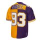 Men's Minnesota Vikings John Randle Mitchell & Ness Purple/Gold 1998 Split Legacy Replica Jersey