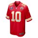 Men's Kansas City Chiefs Isiah Pacheco Nike Red Super Bowl LVIII Game Jersey