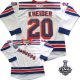 New York Rangers #20 Chris Kreider White Road With 2014 Stanley Cup Finals Stitched NHL Jersey