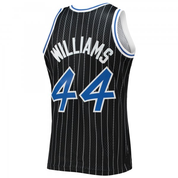 Men's Orlando Magic Jason Williams Mitchell & Ness Black 2001/02 Hardwood Classics Swingman Jersey