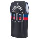 Men's Detroit Pistons  Fanatics Charcoal Fast Break Custom Jersey - Statement Edition