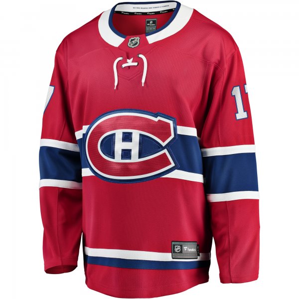 Men's Montreal Canadiens Josh Anderson Fanatics Red Breakaway Player Jersey