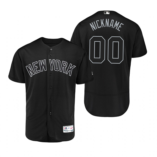 New York Yankees Custom Black 2019 Players Weekend MLB Jersey