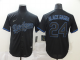 Men's Los Angeles Dodgers #24 Kobe Bryant Black Mamba Lights Out Black Fashion Stitched MLB Cool Base Nike Jersey