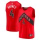 Youth Toronto Raptors Scottie Barnes Fanatics Red Fast Break Replica Jersey - Icon Edition