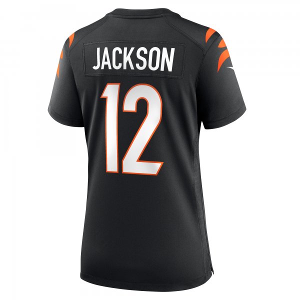 Women's Cincinnati Bengals Shedrick Jackson Nike  Black Team Game Jersey