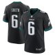 Men's Philadelphia Eagles DeVonta Smith Nike Black Alternate Game Jersey