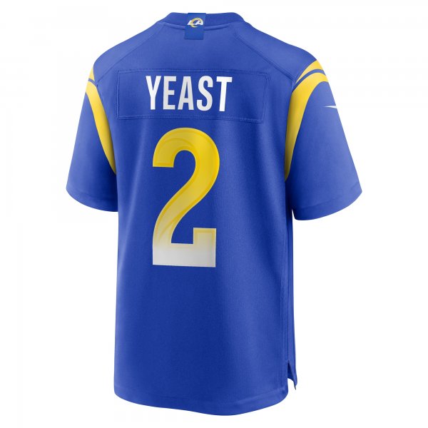 Men's Los Angeles Rams Russ Yeast Nike Royal Home Game Jersey