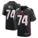 Men's Atlanta Falcons Travis Bell Nike  Black Team Game Jersey