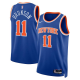 Men's New York Knicks #11 Jalen Brunson Nike Blue Icon Edition Swingman NBA Jersey