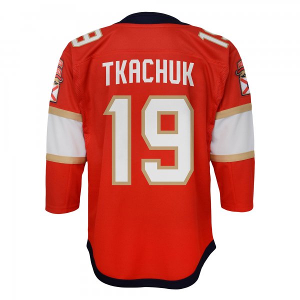 Youth Florida Panthers Matthew Tkachuk Red Home Replica Player Jersey