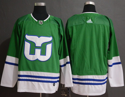 Hartford Whalers Blank Green Stitched NHL Jersey