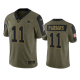 Dallas Cowboys Micah Parsons Olive 2021 Salute To Service Men's Limited NFL Jersey