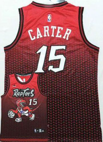 Men's Toronto Raptors #15 Vince Carter Red Resonate Fashion Stitched NBA Jersey