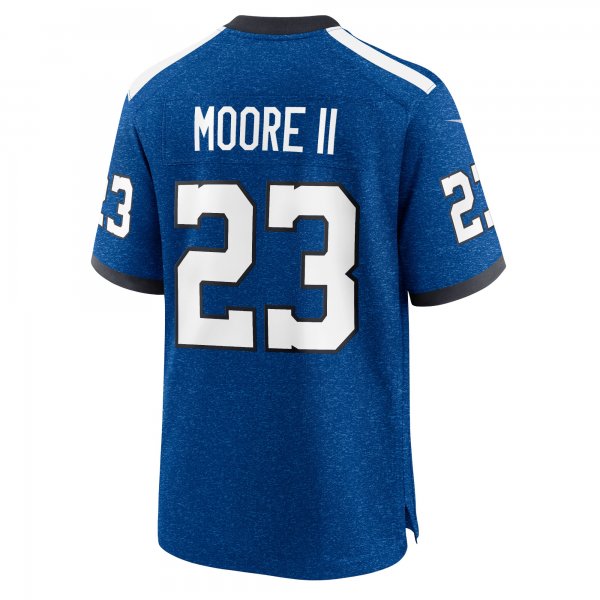 Men's Indianapolis Colts Kenny Moore II Nike Royal Indiana Nights Alternate Game Jersey