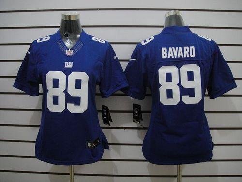 Nike New York Giants #89 Mark Bavaro Royal Blue Team Color Women's Stitched NFL Limited Jersey