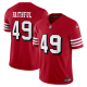 Men's San Francisco 49ers #49 The Faithful Nike Scarlet Alternate Vapor F.U.S.E. Limited NFL Jersey