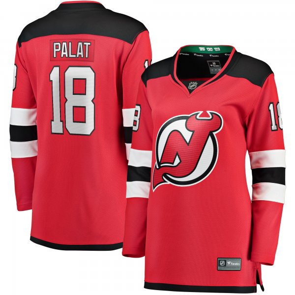 Women's New Jersey Devils Ondrej Palat Fanatics Red Home Breakaway Player Jersey