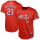 Youth Nike St. Louis Cardinals #21 Lars Nootbaar Red 2024 City Connect Limited Player Jersey