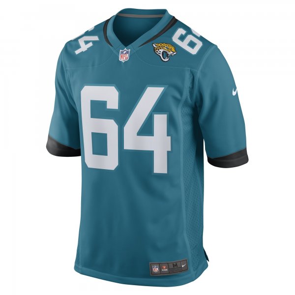 Men's Jacksonville Jaguars Coy Cronk Nike Teal Game Player Jersey