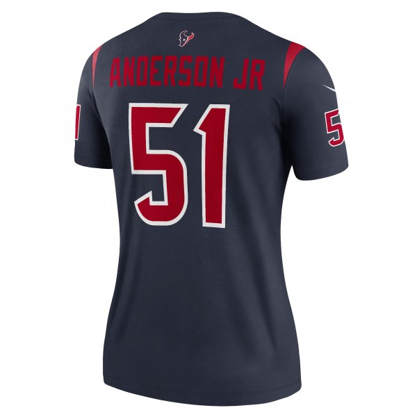 Women's Houston Texans Will Anderson Jr. Nike Navy  Legend Jersey