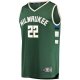 Youth Milwaukee Bucks Khris Middleton Fanatics Hunter Green Fast Break Player Jersey - Icon Edition