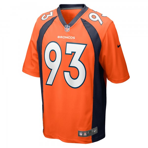 Men's Denver Broncos Troy Jones Nike Orange Game Jersey