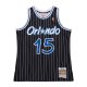 Men's Orlando Magic Vince Carter Mitchell & Ness Black 2009/10 Hardwood Classics Swingman Jersey