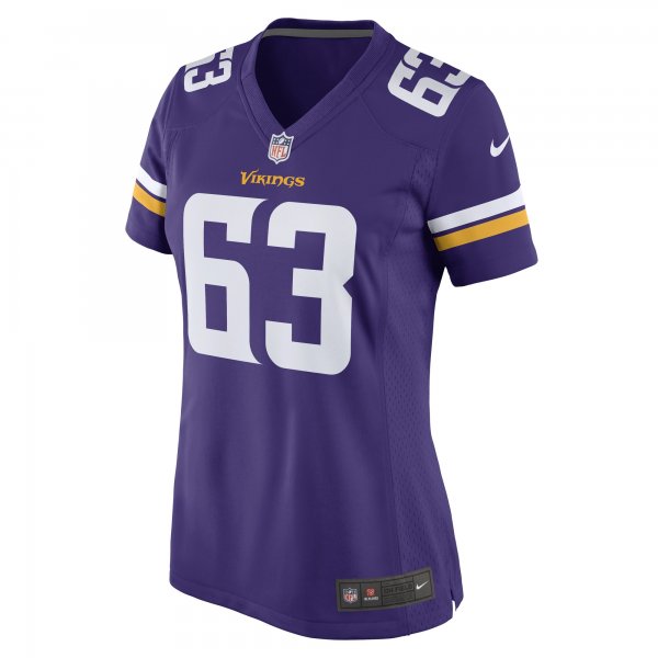 Women's Minnesota Vikings Vederian Lowe Nike Purple Game Player Jersey